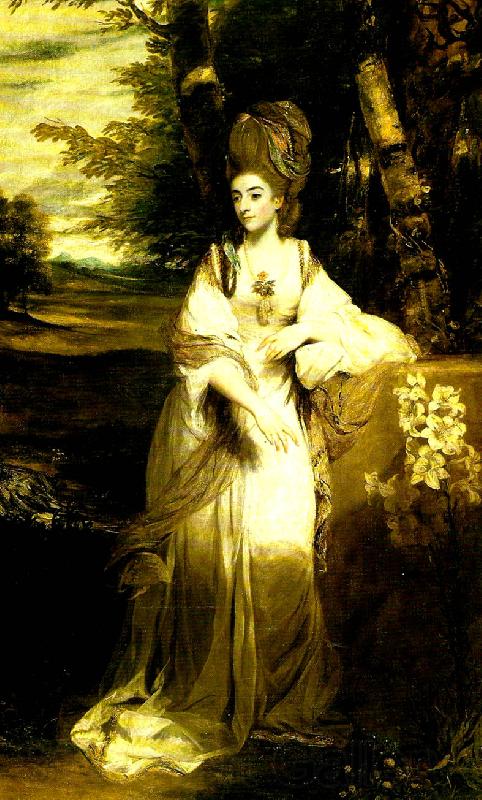 Sir Joshua Reynolds lady bampfylde Norge oil painting art